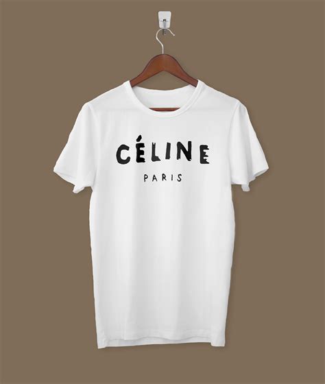 celine paris tee|Celine shirts for men.